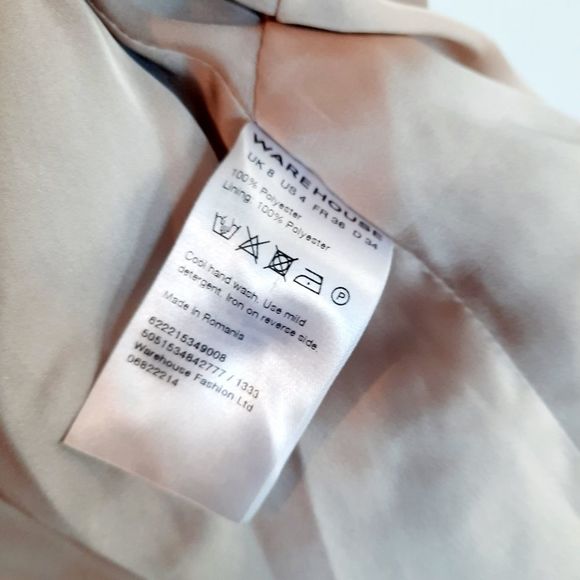 Warehouse Pewter Sequin Jacket Blazer size 4 - Picture 6 of 6